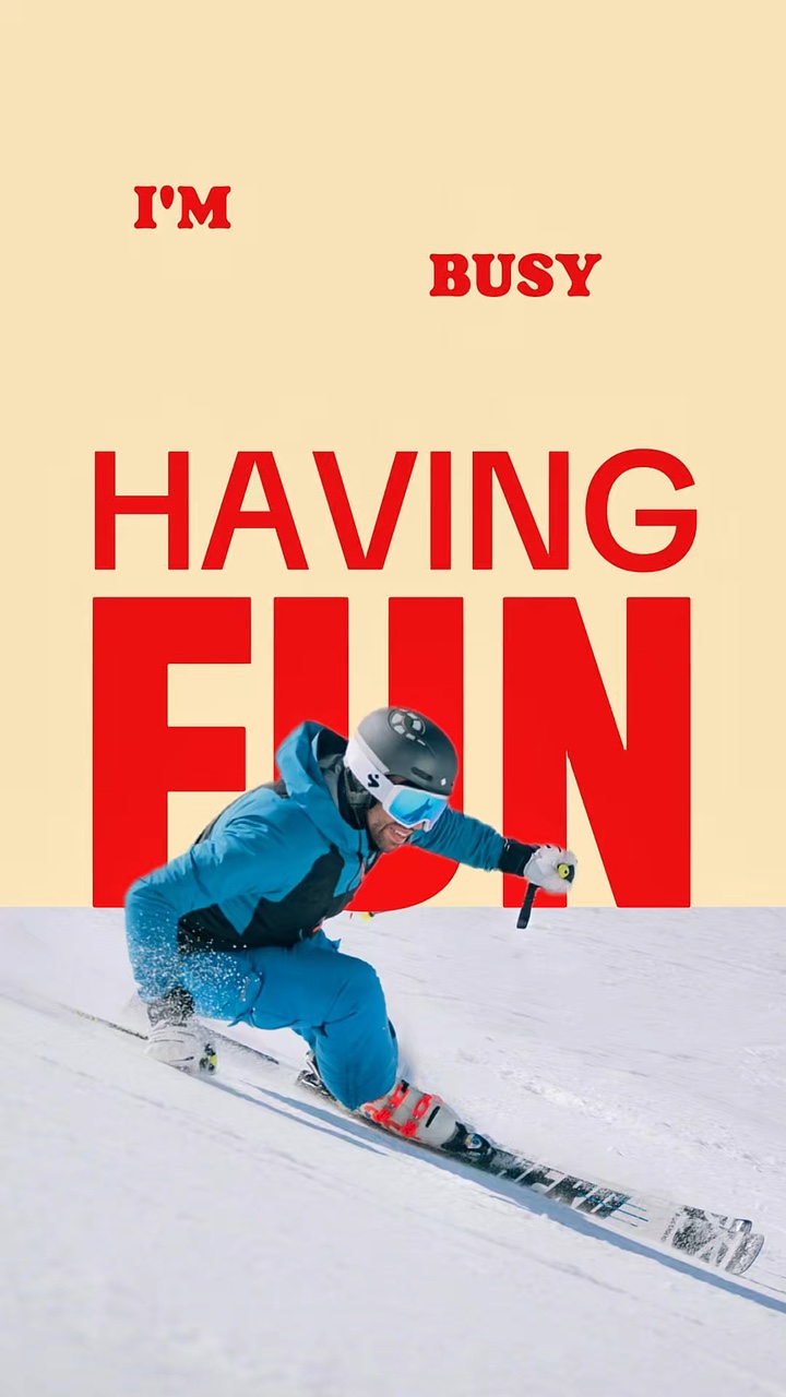TYPOGRAPHIE DU SKI