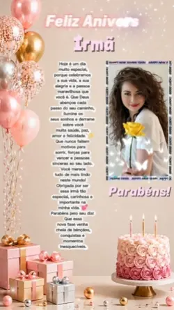Aniversário irmã