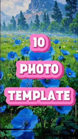 10 Photo Template 