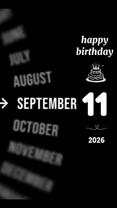 HBD WOMAN 11 SEPT
