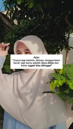 POV Ngajar pas Sakit