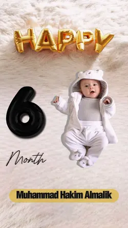 Happy 6 Month Baby