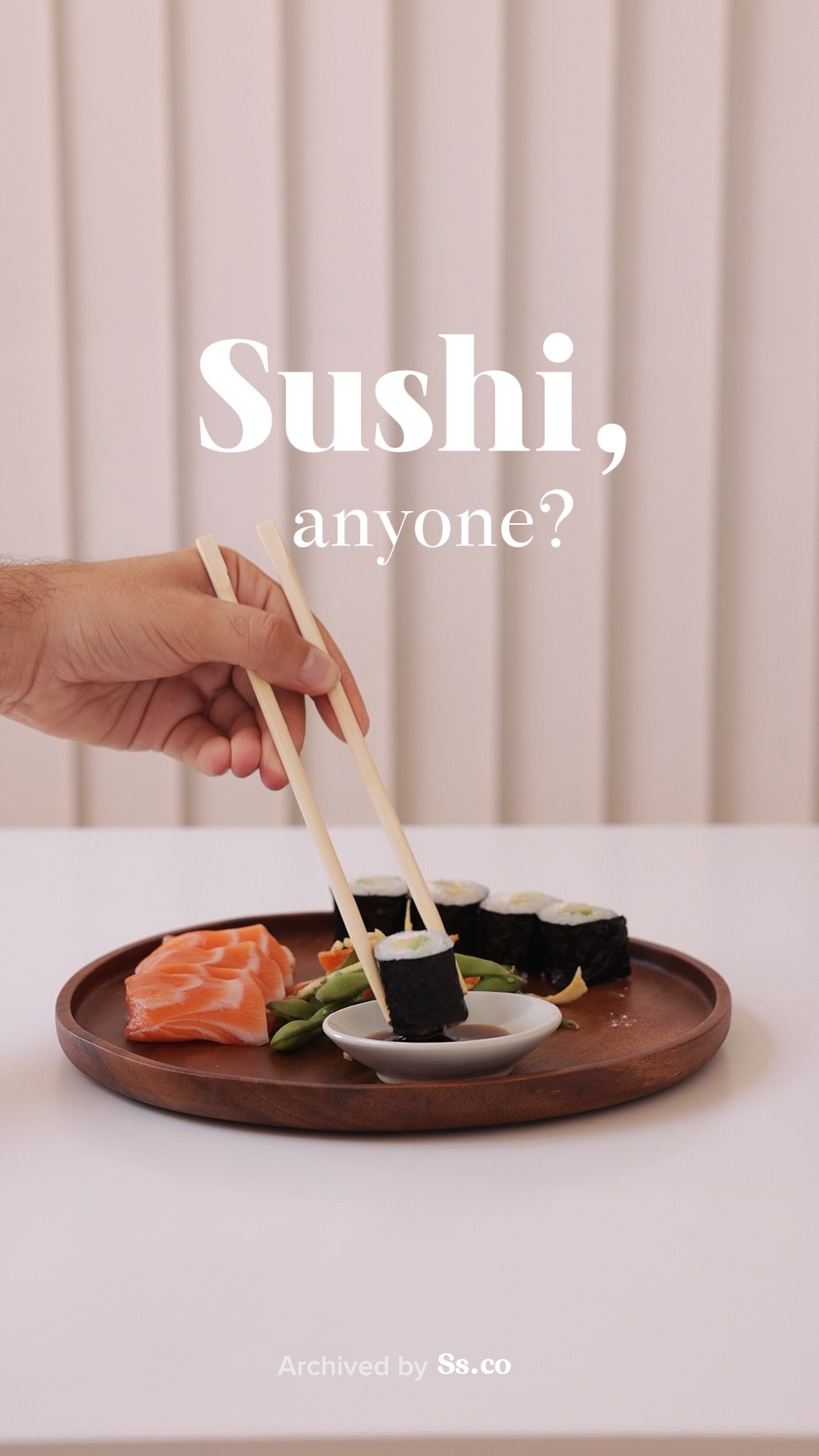 Sushi-Zeit Ästhetik