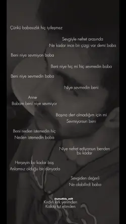 Baba beni niye🥀 şabl