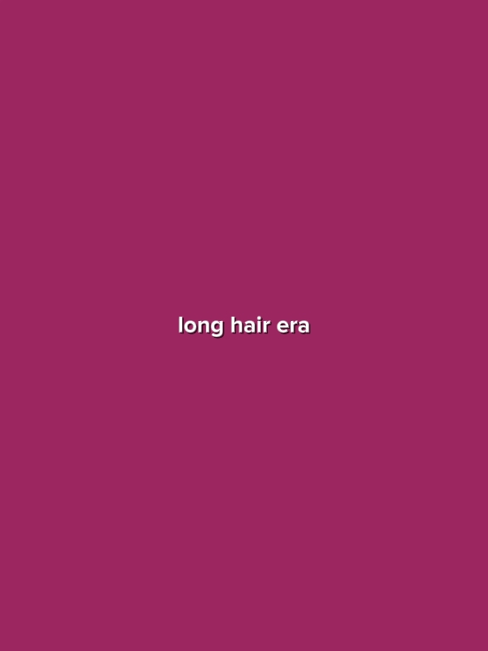 Era del pelo largo / corto