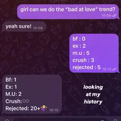 bad at love trend
