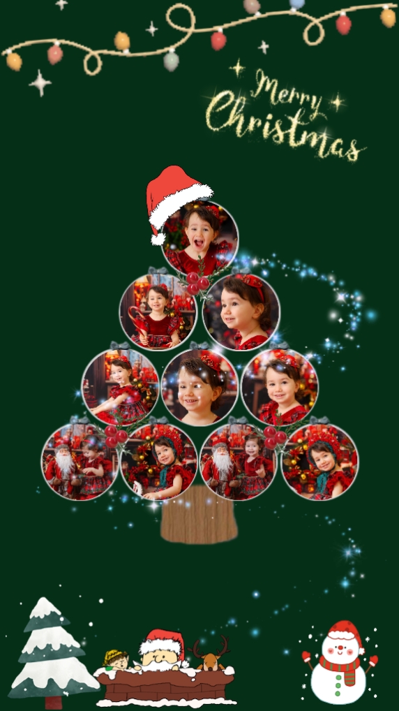 Árvore de natal do bebê 