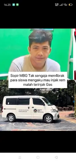 kecelakaan mobil Mbg