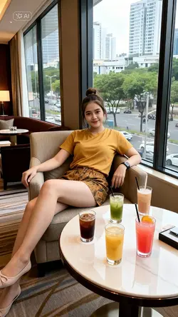 efek santai di hotel