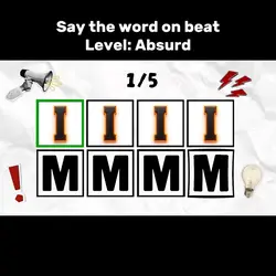 Say the word on beat