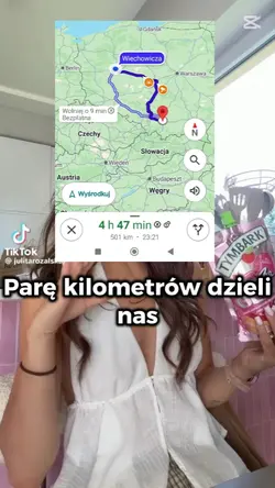 parę kilometrów