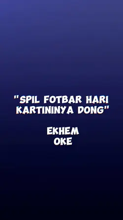 Fotbar Kartini Tren
