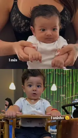 1 mês x 1 aninnho