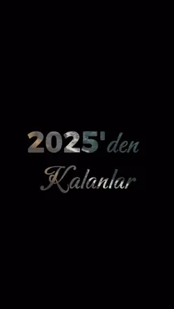 2025 Anılar Şablonu