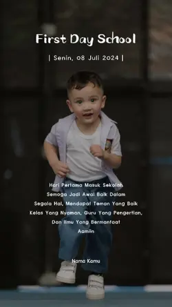 Hari Pertama sekolah