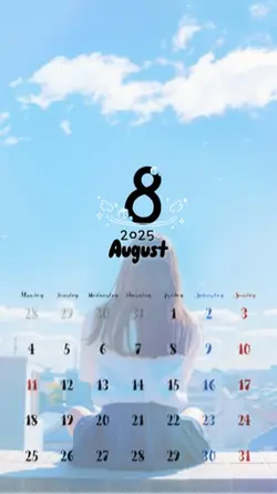 8月カレンダー！！