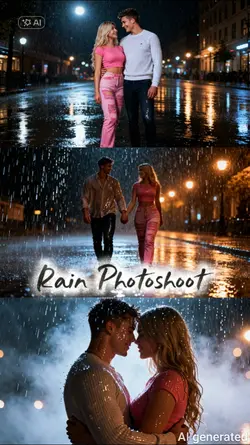 Rain Photoshoot