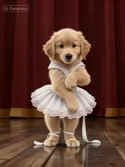 puppy ballerina