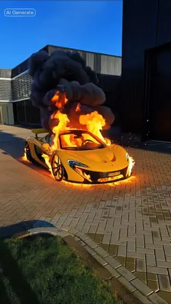 Burning Car