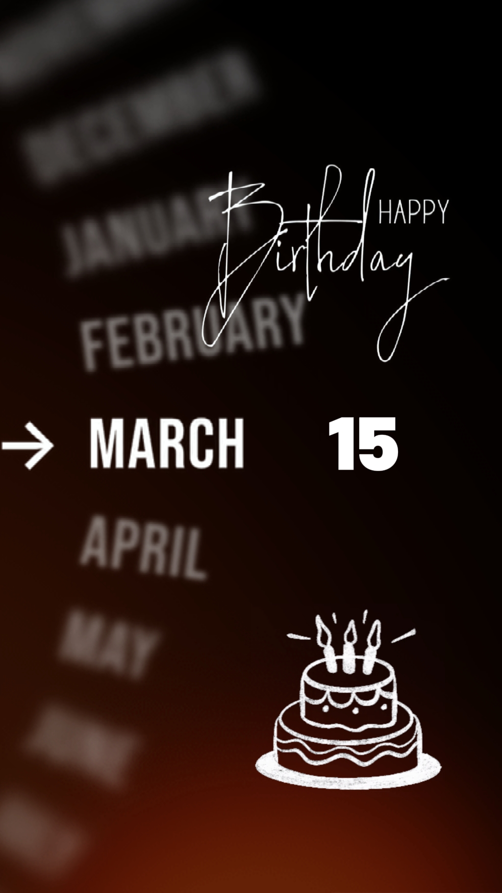 HBD 15 MARET