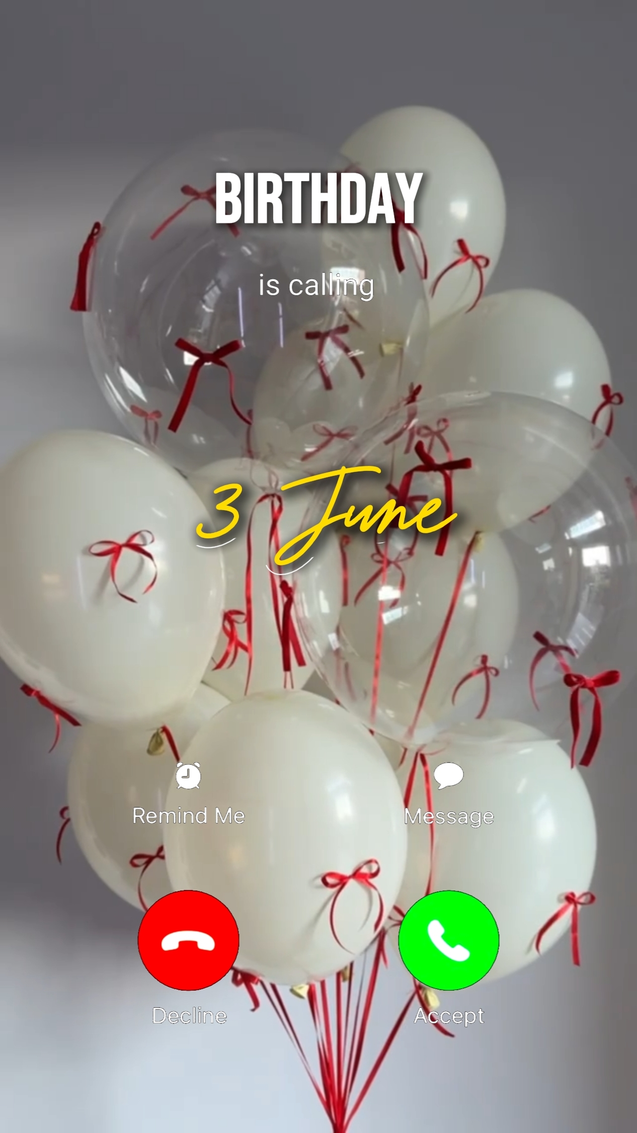 É MEU ANIVERSÁRIO 3 DE JUNHO