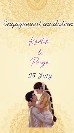 Engagement invitatio