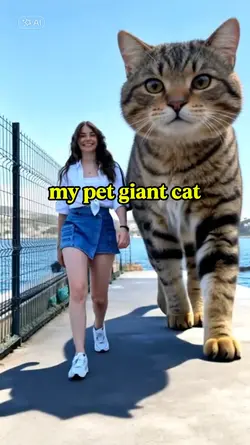 my pet giant cat