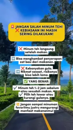 Cara minum teh