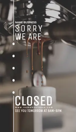 STORY: WE ARE CLOSED