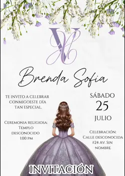 INVITACIÓN DE XV
