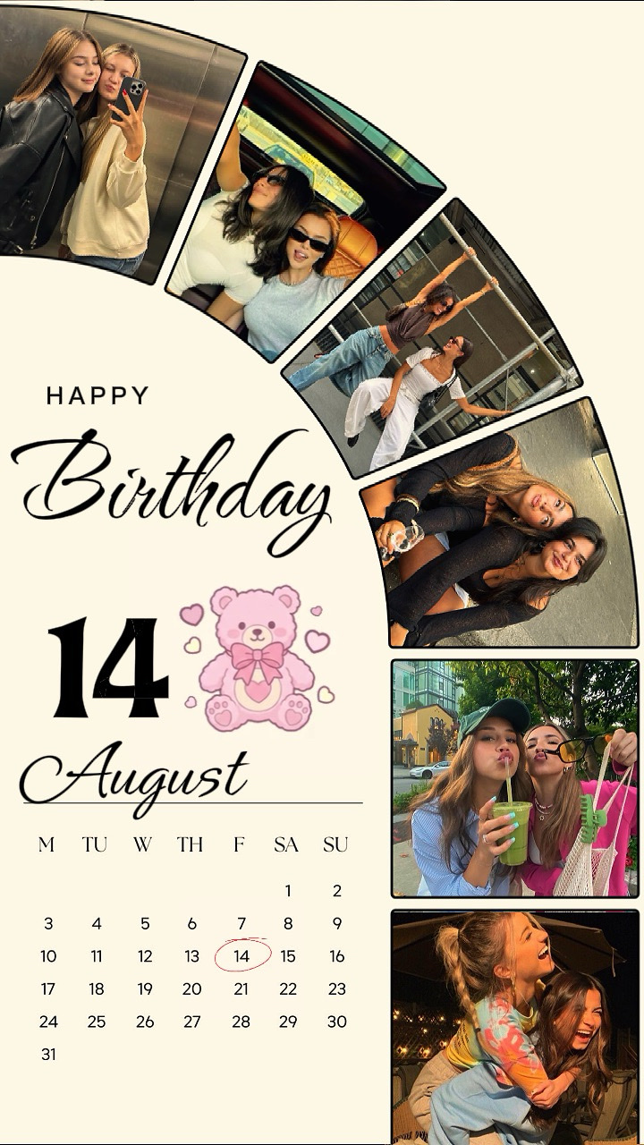 HBD IRMÃ 14 DE AGOSTO