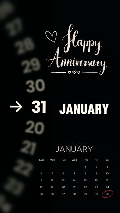 Aniversário 31 de janeiro