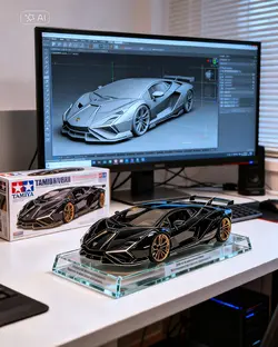 AI MINIATUR 3D CAR