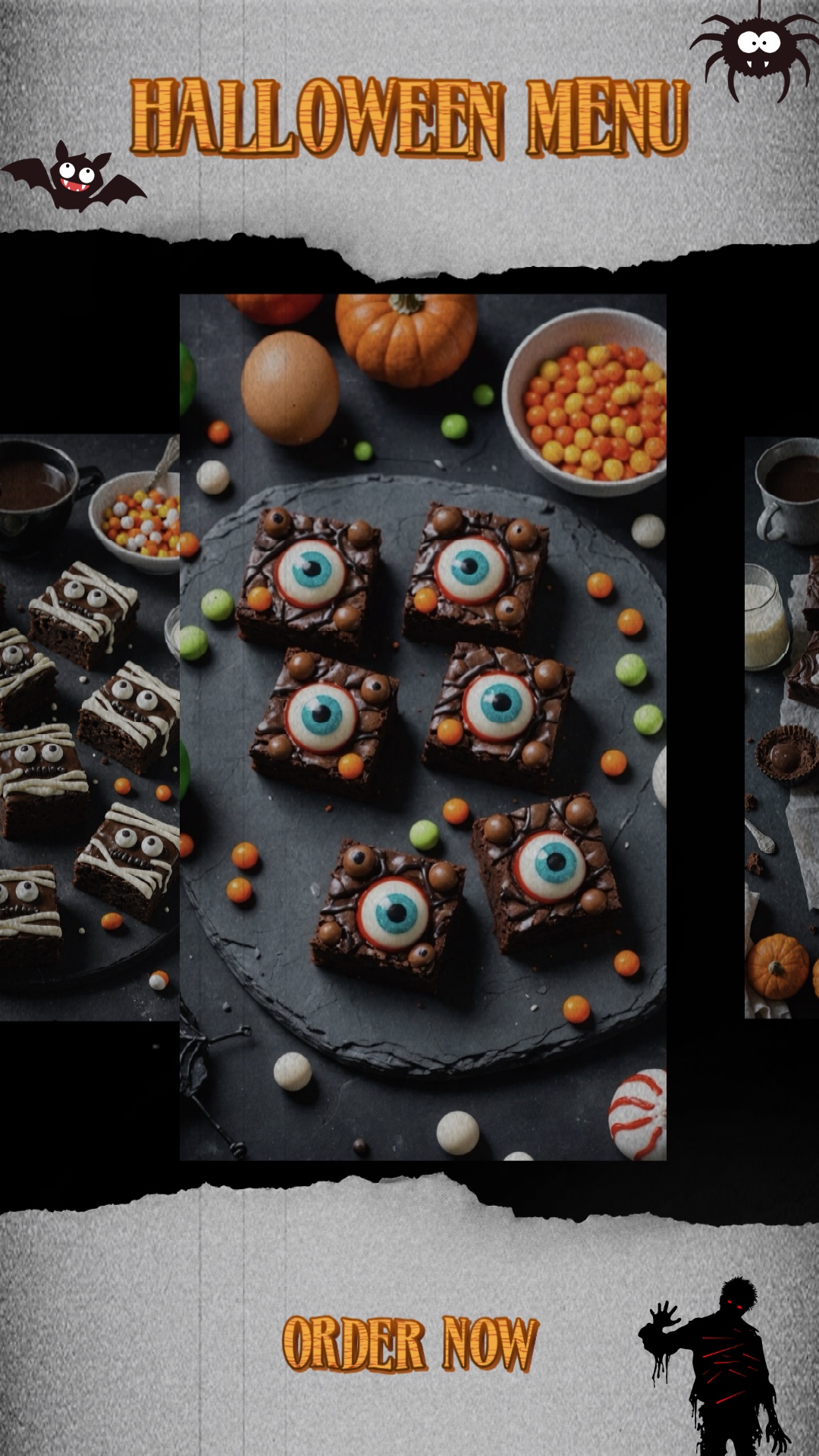 Pedido del menú de Halloween
