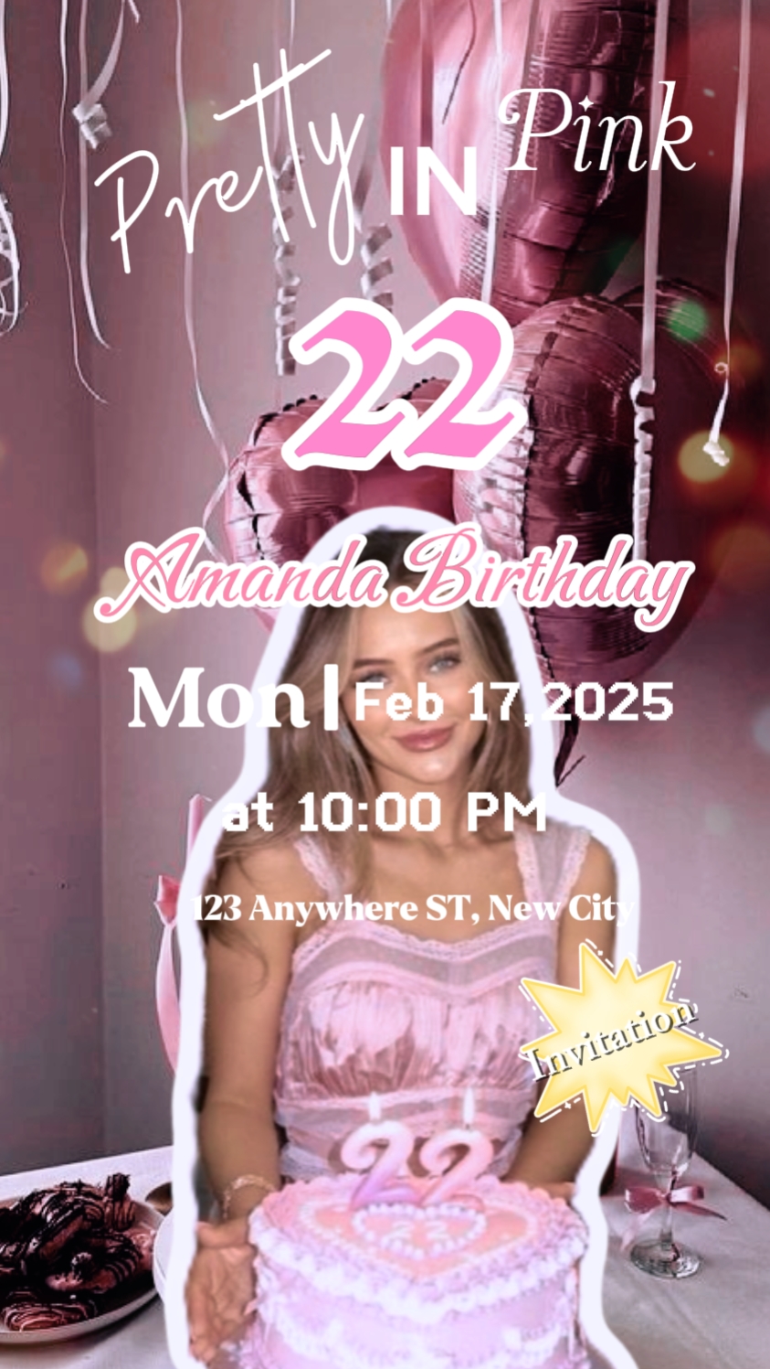 Invitación De Cumpleaños 