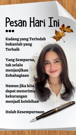 Pesan Hari Ini