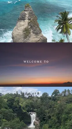 Travel template bali