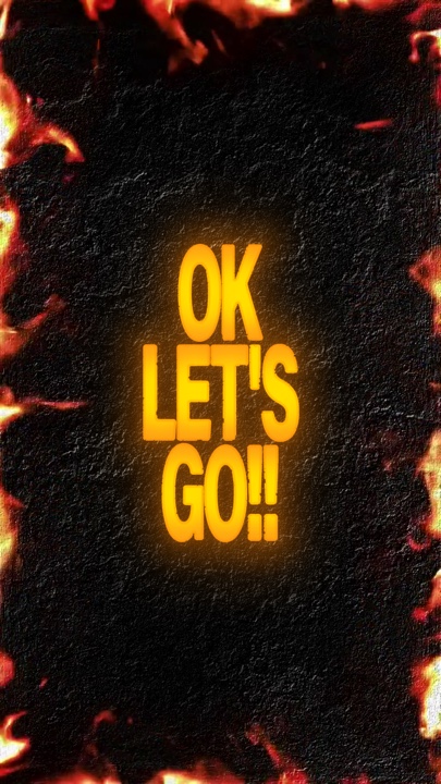 Ok let's Go! 