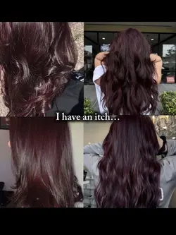 Cherry red hair 😍‼️