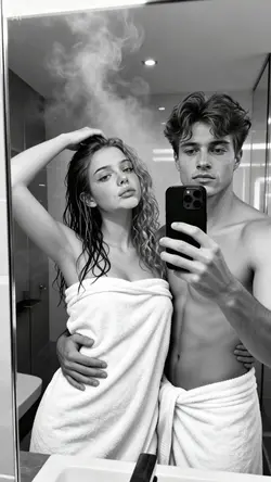 Selfie im badezimmer