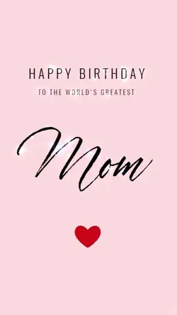 happy birthday mom