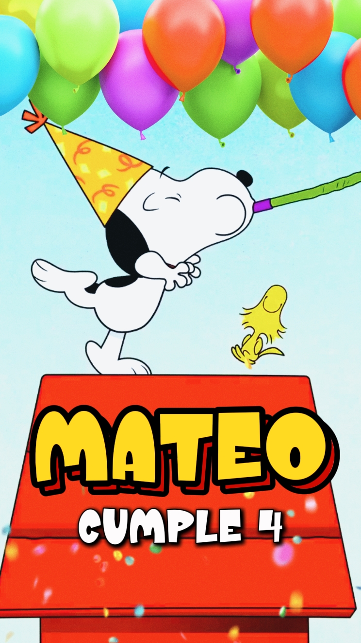 Snoopy invitacion 