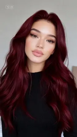 burgundy hair colour