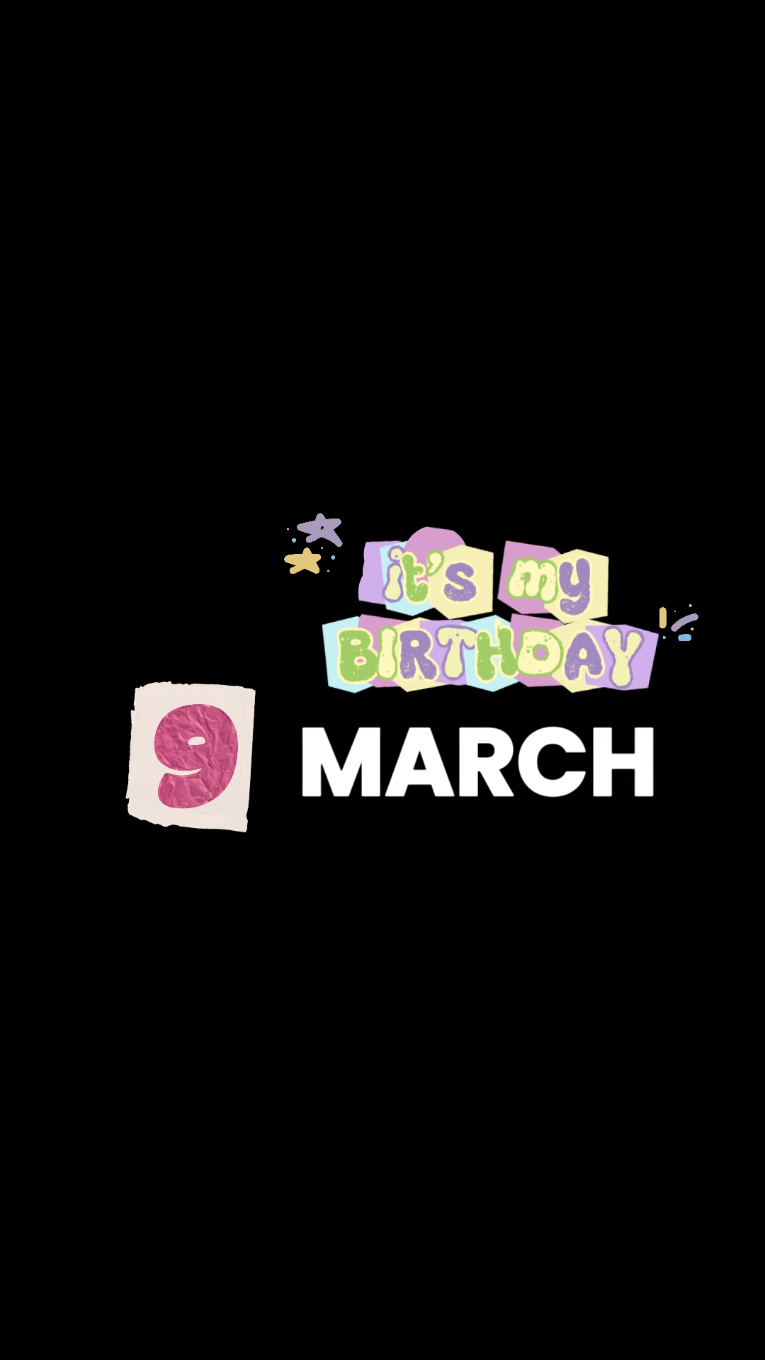 CUMPLEAÑOS 9 DE MARZO 