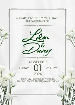 Wedding invitation