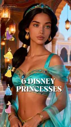 6 Disney Princesses 