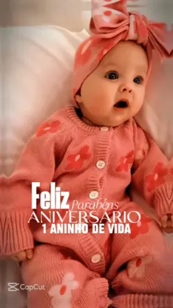parabéns 1 aninho 