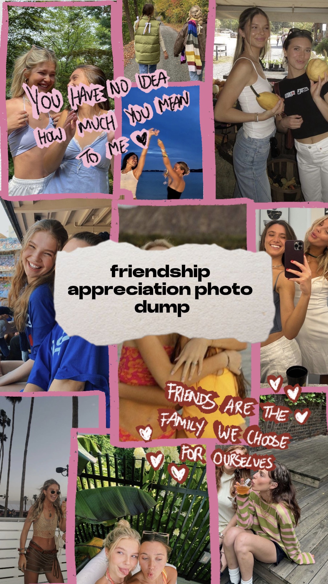 friendship collage 