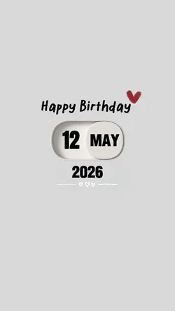 12 MAY BDAY MYLOVE 