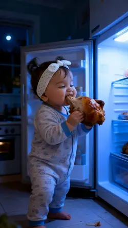 manger en cachette